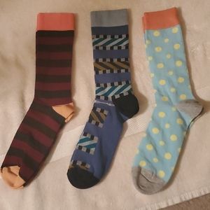 3 Pair of men Happy Socks